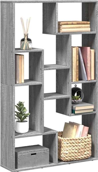 VidaXL Knihovna 72 x 20 x 120,5 cm kompozitní dřevo [869255] Barva: dub sonoma