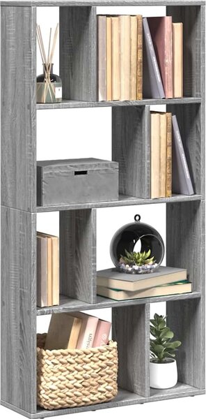 VidaXL Knihovna 60 x 20 x 120,5 cm kompozitní dřevo [869254] Barva: Bílá