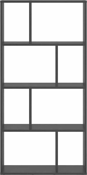 VidaXL Knihovna 60 x 20 x 120,5 cm kompozitní dřevo [869254] Barva: Bílá