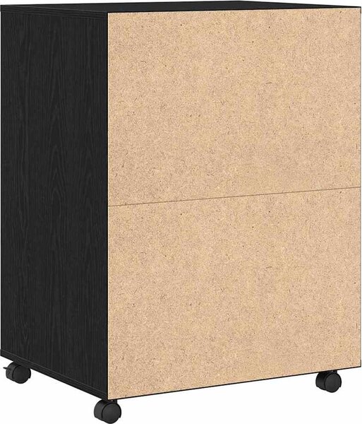 VidaXL Skříňka na kolečkách 60x48x81 cm kompozitní dřevo [869242] Barva: dub sonoma