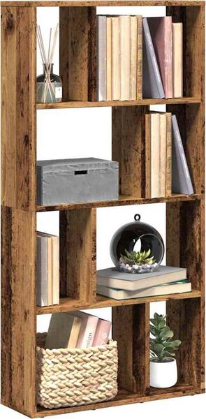 VidaXL Knihovna 60 x 20 x 120,5 cm kompozitní dřevo [869254] Barva: Bílá