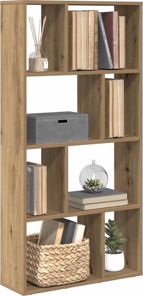 VidaXL Knihovna 60 x 20 x 120,5 cm kompozitní dřevo [869254] Barva: Bílá