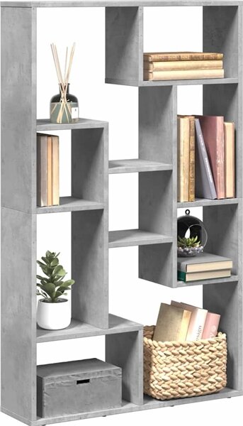 VidaXL Knihovna 72 x 20 x 120,5 cm kompozitní dřevo [869255] Barva: dub sonoma