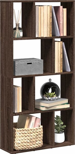 VidaXL Knihovna 60 x 20 x 120,5 cm kompozitní dřevo [869254] Barva: Bílá