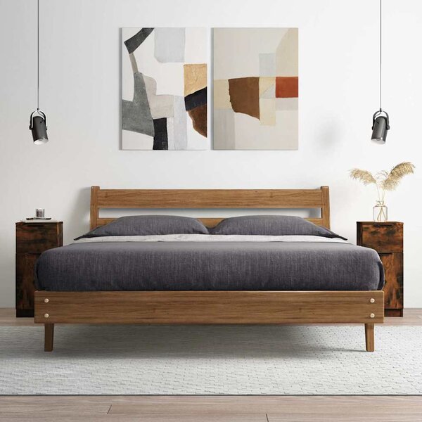 VidaXL Příborník 30 x 30 x 70 cm kompozitní dřevo [862772] Barva: Bílá