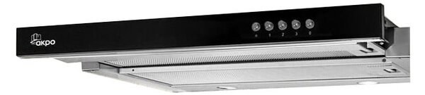 Akpo WK-7 Light Glass 50 Skříňový odsavač par Inox, Černý