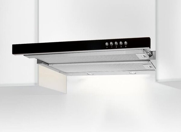 Akpo WK-7 Light Glass 50 Skříňový odsavač par Inox, Černý
