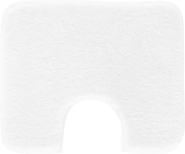 GRUND Koupelnová předložka MELANGE bílá Rozměr: 50x60 cm s výřezem pro WC