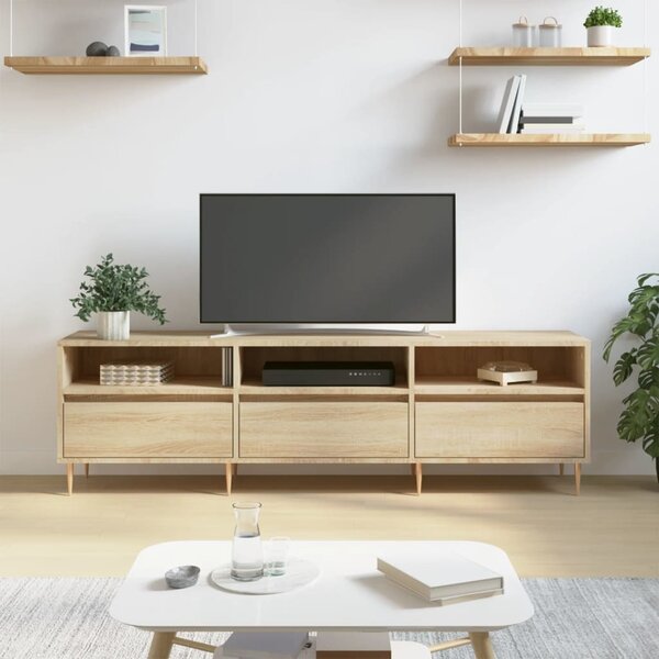 VidaXL TV skříňka 150 x 30 x 44,5 cm kompozitní dřevo [862876] Barva: Betonová šedá