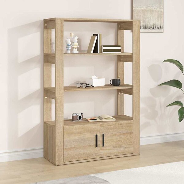 VidaXL Příborník 80x30x119,5 cm kompozitní dřevo [881098] Barva: Betonová šedá