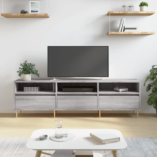 VidaXL TV skříňka 150 x 30 x 44,5 cm kompozitní dřevo [862876] Barva: Betonová šedá