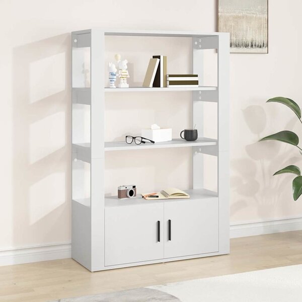 VidaXL Příborník 80x30x119,5 cm kompozitní dřevo [881098] Barva: Betonová šedá