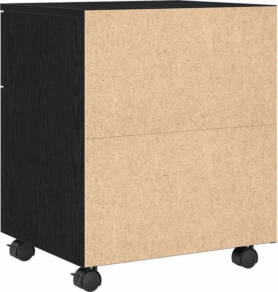 VidaXL Mobilní kartotéka na kolečkách 45x38x54 cm kompozit [862771] Barva: šedá sonoma