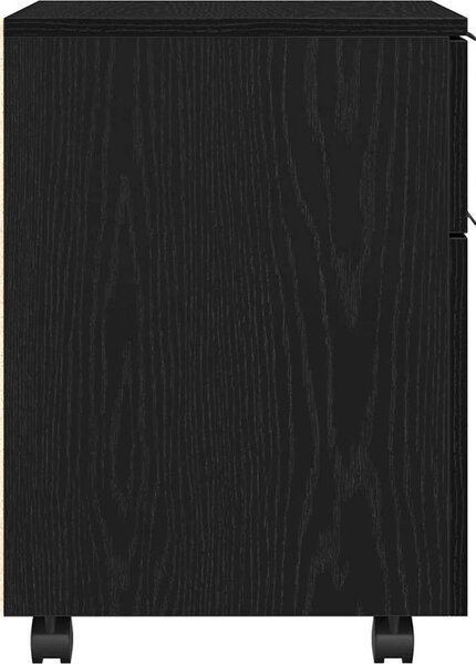 VidaXL Mobilní kartotéka na kolečkách 45x38x54 cm kompozit [862771] Barva: šedá sonoma