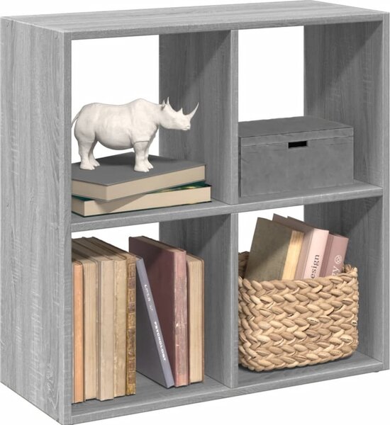 VidaXL Knihovna/dělící stěna 69,5x29x69,5 cm kompozit [879664] Barva: Bílá