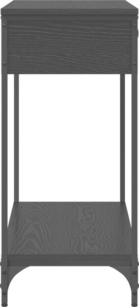 VidaXL Konzolový stolek 100 x 34,5 x 75 cm kompozitní dřevo [883512] Barva: kouřový dub