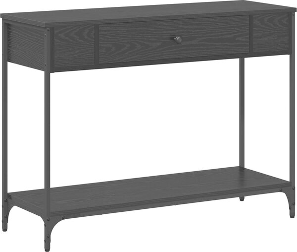 VidaXL Konzolový stolek 100 x 34,5 x 75 cm kompozitní dřevo [883512] Barva: kouřový dub