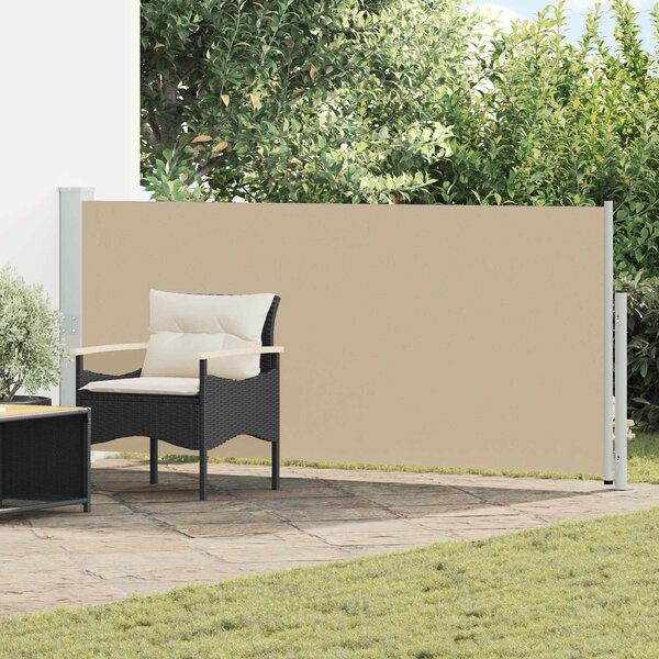 VidaXL Zatahovací boční markýza 160 x 300 cm [42035297] Barva: krémová