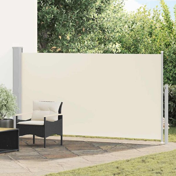 VidaXL Zatahovací boční markýza 160 x 300 cm [42035297] Barva: krémová