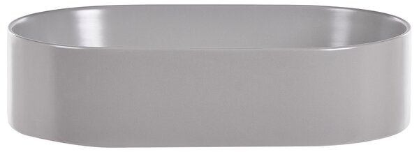 Umyvadlo na desku NICKERIE 50 x 33 cm Keramika Šedá