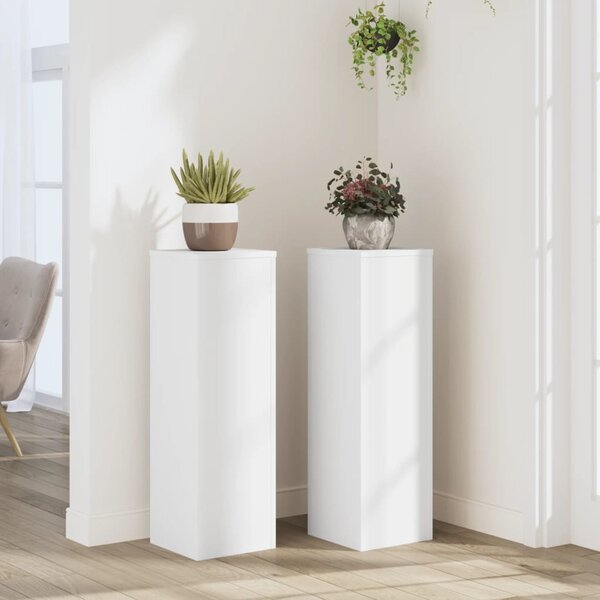 VidaXL Stojan na rostliny 2 ks 25 x 25 x 80 cm Kompozitní dřevo [869234] Barva: dub