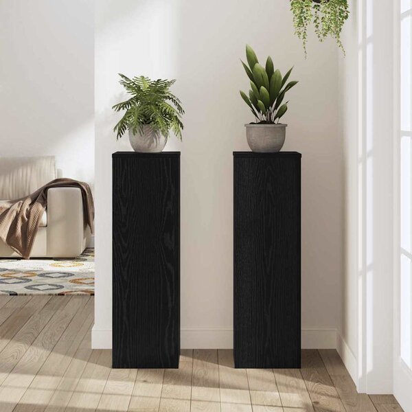 VidaXL Stojan na rostliny 2 ks 25 x 25 x 80 cm Kompozitní dřevo [869234] Barva: dub