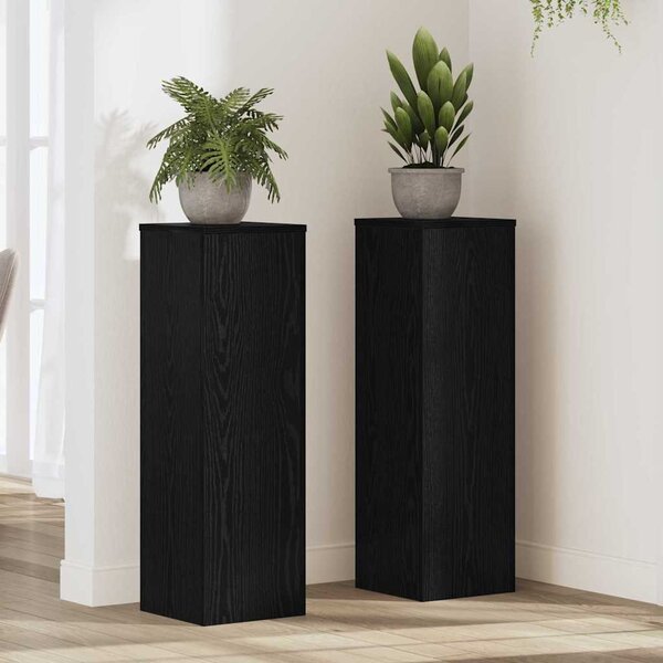 VidaXL Stojan na rostliny 2 ks 25 x 25 x 80 cm Kompozitní dřevo [869234] Barva: dub