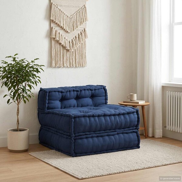 VidaXL Modulární pohovka 70x70x54 Látka [4019062] Barva: Žlutá