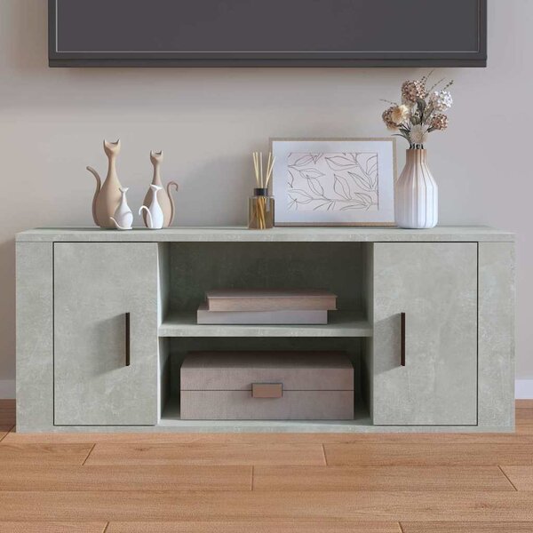 VidaXL TV skříňka 100 x 35 x 40 cm kompozitní dřevo [862125] Barva: dub sonoma