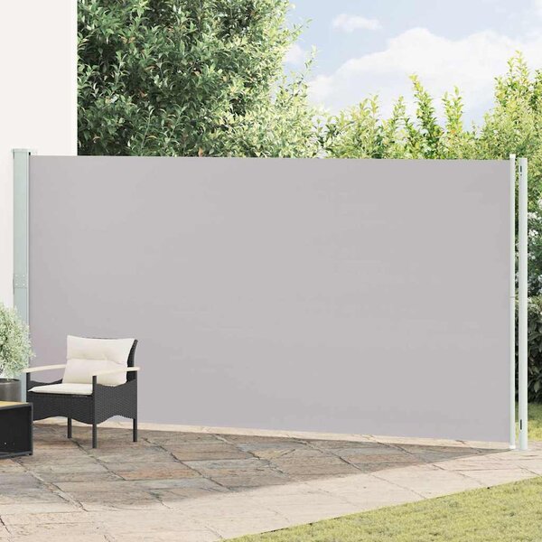 VidaXL Zatahovací boční markýza 200x614 cm [42035380] Barva: krémová