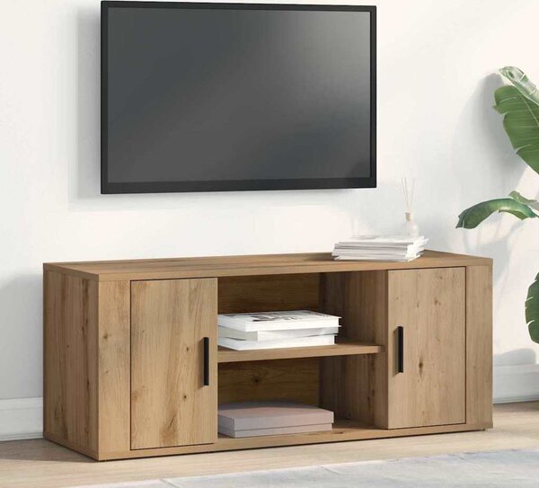 VidaXL TV skříňka 100 x 35 x 40 cm kompozitní dřevo [862125] Barva: dub sonoma