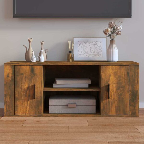 VidaXL TV skříňka 100 x 35 x 40 cm kompozitní dřevo [862125] Barva: dub sonoma