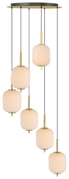 Zuma Line 003064-034750- LED Lustr na lanku AKARI LED/34W/230V pr. 50,5 cm zlatá