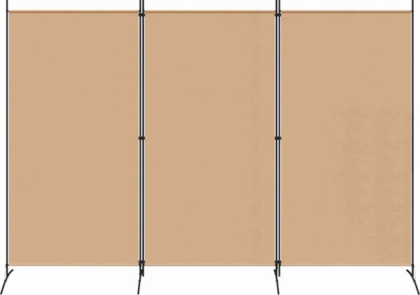 VidaXL 3dílný paraván 260 x 180 cm [42039197] Barva: antracitová