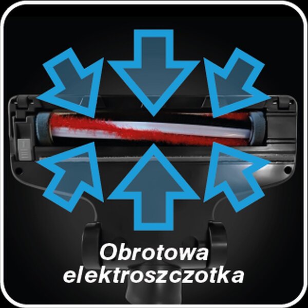 ELDOM OB90 ELDOM, vysavač stojatý VESS, akumulátorový, elektrický kartáč