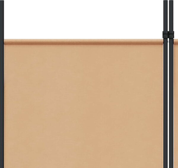 VidaXL 6dílný paraván 300x220 cm textil [42039214] Barva: Černá