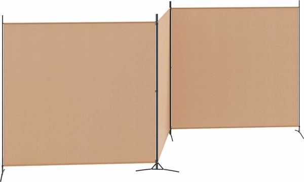 VidaXL 23dílný paraván 525x180 cm textil [42039232] Barva: Bílá
