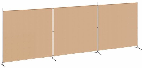 VidaXL 23dílný paraván 525x180 cm textil [42039232] Barva: Bílá
