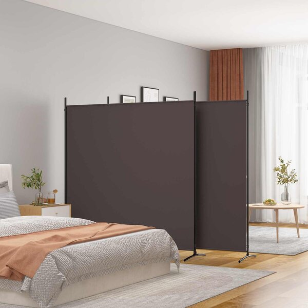 VidaXL 23dílný paraván 525x180 cm textil [42039232] Barva: Bílá