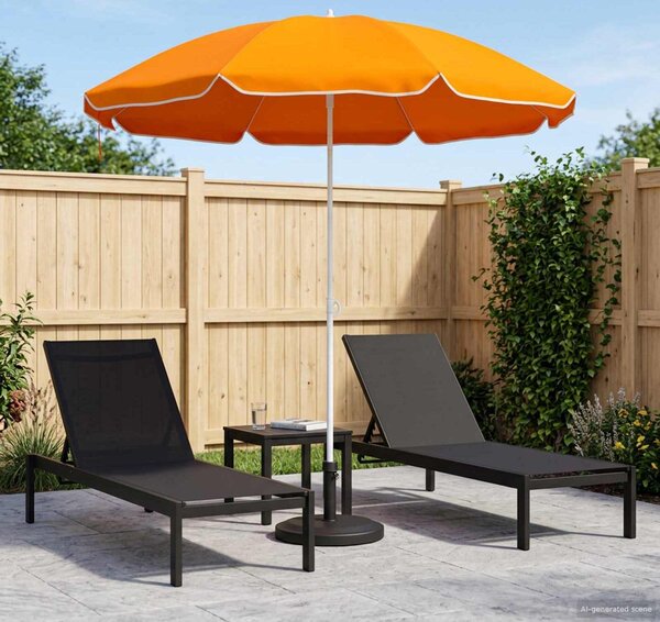 VidaXL Plážový slunečník 240 cm [42041351] Barva: Písková