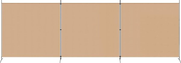 VidaXL 23dílný paraván 525x180 cm textil [42039232] Barva: Bílá