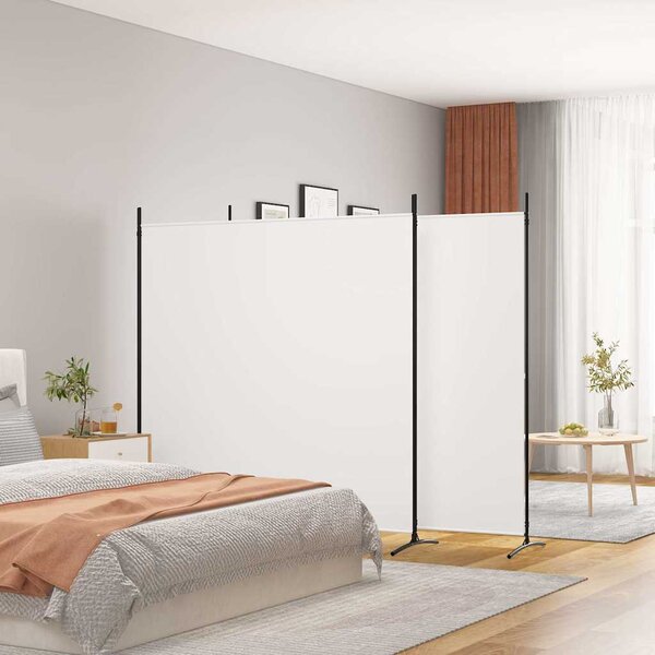VidaXL 23dílný paraván 525x180 cm textil [42039232] Barva: Bílá
