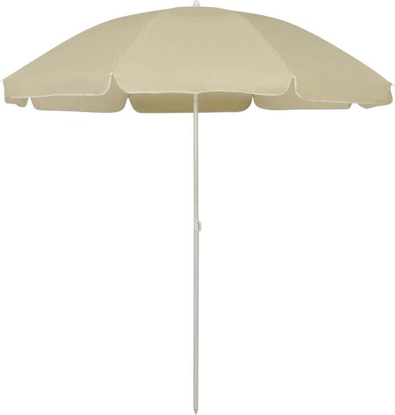 VidaXL Plážový slunečník 240 cm [42041351] Barva: Písková