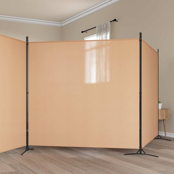 VidaXL 23dílný paraván 525x180 cm textil [42039232] Barva: Bílá