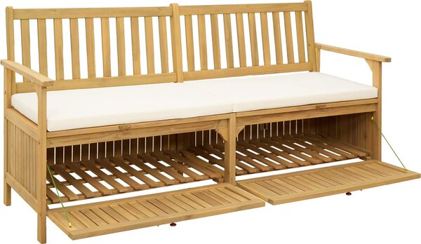 VidaXL Úložná lavice 170 cm masivní akáciové dřevo [42026793] Barva: Hnědá