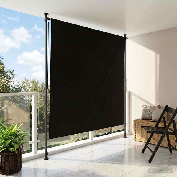 VidaXL Venkovní roleta 120 x 270 cm textil a ocel [42037142] Barva: krémová