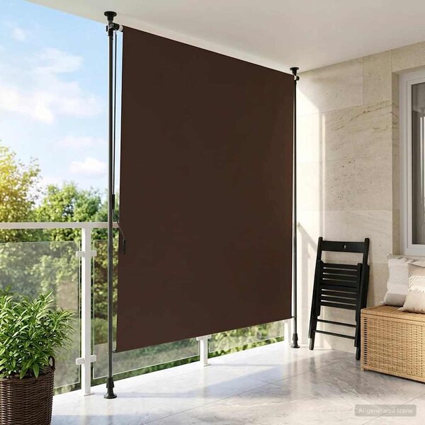 VidaXL Venkovní roleta 120 x 270 cm textil a ocel [42037142] Barva: krémová