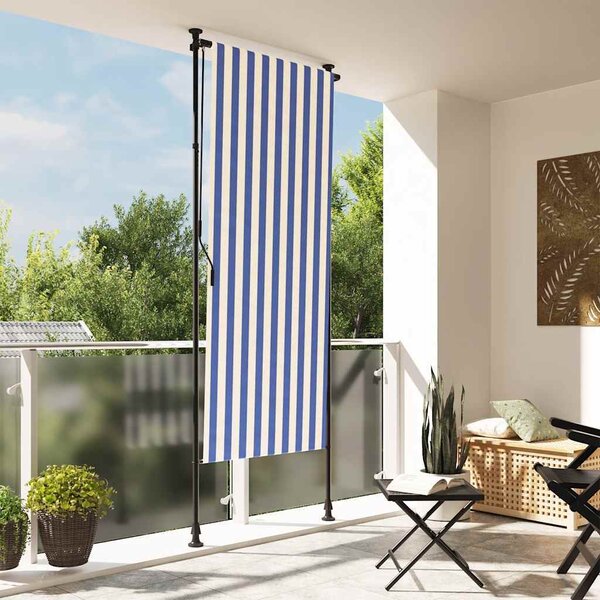 VidaXL Venkovní roleta 120 x 270 cm textil a ocel [42037142] Barva: krémová