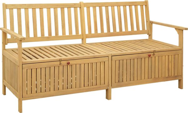 VidaXL Úložná lavice 170 cm masivní akáciové dřevo [42026793] Barva: Hnědá