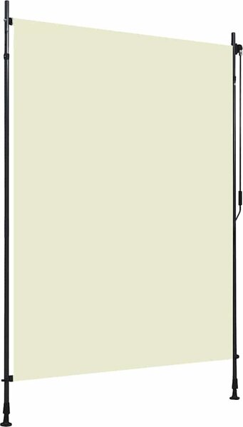 VidaXL Venkovní roleta 150 x 270 cm [42037143] Barva: krémová